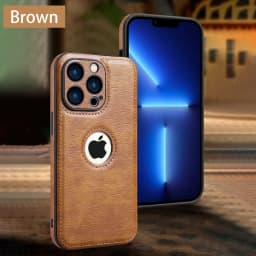 Luxusní kožené pouzdro na telefon z prémiové kůže kompatibilní s iPhone 16, 15, 14, 13, 12, 11, Pro Max Plus X XR - náhled 5