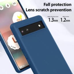 Tekutý silikonový kryt na telefon pro Google Pixel 8 7 6 Pro 6A 7A nárazuvzdorný měkký kryt - náhled 6