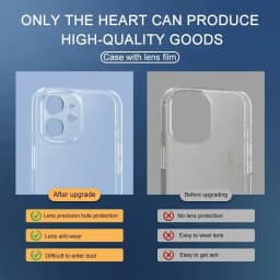 Ultra tenký průhledný silikonový kryt na telefon, měkký, čirý zadní kryt pro modely iPhone - náhled 5