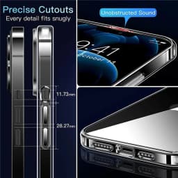Ultra tenký průhledný silikonový kryt na telefon, měkký, čirý zadní kryt pro modely iPhone - náhled 3
