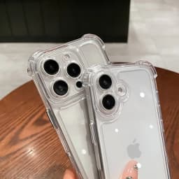Průhledný nárazuvzdorný kryt pro iPhone 16 15 14 Pro Max - ultra tenký průhledný kryt nárazníku s airbagem - náhled 7