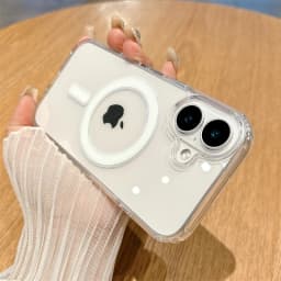 Magnetické bezdrátové nabíjecí průhledné pouzdro na telefon kompatibilní s iPhone 16 15 14 13 12 11 Pro Max Mini XR XS - náhled 3