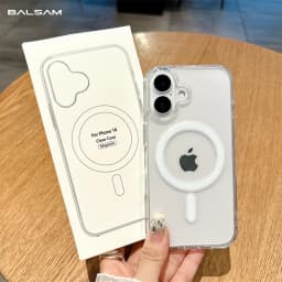 Magnetické bezdrátové nabíjecí průhledné pouzdro na telefon kompatibilní s iPhone 16 15 14 13 12 11 Pro Max Mini XR XS - náhled 2
