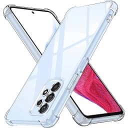 Průhledný nárazuvzdorný kryt na telefon s ochranou vzduchovým polštářem pro řadu Galaxy A - průhledný kryt - náhled 2