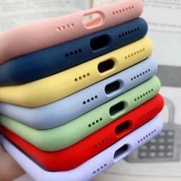 Silikonový kryt na telefon pro iPhone 16 15 14 13 12 11 Pro Max - ochranný měkký kryt - náhled 7