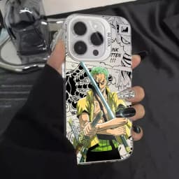Matný kryt s motivem anime a bonbónů pro iPhone 16 15 14 13 12 11 Pro Max XR XS 8 7 Plus - náhled 6
