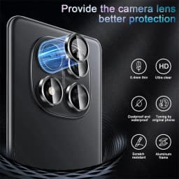 9D zakřivené tvrzené sklo, ochranné pouzdro na objektiv fotoaparátu s kovovým kroužkem pro Note 14 Pro 5G 4G - náhled 3