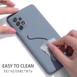 Silikonový kryt na telefon s tekutým povrchem a ochranou fotoaparátu pro Samsung Galaxy A32 A52 A53 A72 4G 5G - náhled 4