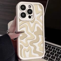 Pruhované měkké pouzdro na telefon pro iPhone 16 15 14 13 12 11 Pro Max XR XS 7 8 Plus Mini ochranný kryt - náhled 3