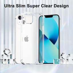 Průhledný silikonový nárazuvzdorný kryt na telefon pro modely iPhone 6 7 8 11 12 13 14 15 16 Pro Max Mini - náhled 3