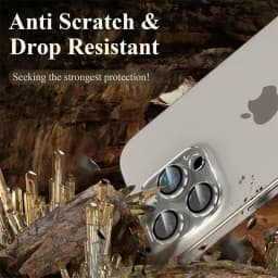 Průhledný ochranný kryt pro objektiv fotoaparátu pro iPhone 16 15 14 13 12 11 Pro Max Mini Plus zadní kryt - náhled 5