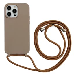 Silikonový crossbody kryt na telefon s popruhem - měkký TPU kryt pro iPhone 16 15 14 13 12 11 Pro Max - náhled 4