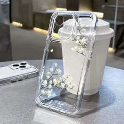 Měkký květinový kryt pro iPhone 16, 15, 14, 13, 12, 11, Pro Max XR XS 8, 7 Plus, ochranný - náhled 2