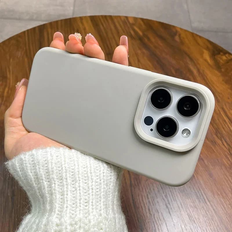 Tekutý silikonový nárazuvzdorný kryt na telefon pro iPhone 16 15 14 13 12 11 Pro Max Soft Robustní kryt