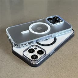 Magnetické bezdrátové nabíjecí pouzdro pro iPhone 16 15 14 13 12 11 Pro Max Průhledný měkký nárazník - náhled 2