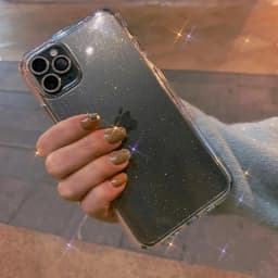 Třpytivý průhledný silikonový kryt na telefon pro iPhone 16 15 14 13 12 11 Pro Max Mini X XS XR Bling - náhled 6