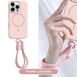 Magnetický kryt na telefon s MagSafe - tekutý silikonový pásek pro iPhone - náhled 4