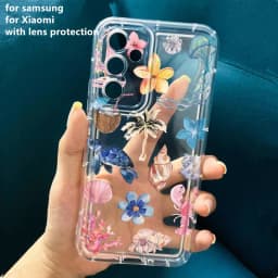 Průhledný nárazuvzdorný kryt na telefon Ocean Life pro více modelů, univerzální střih - náhled 4