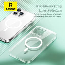 Magnetický průhledný kryt na telefon pro iPhone 15 14 13 12 11 Pro Max s bezdrátovým nabíjením, kompatibilní s krytem - náhled 6