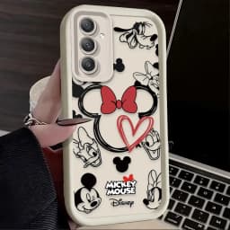 Ochranný kryt s kreslenou myší pro Samsung Galaxy S25 S24 S23 S22 S21 A54 A34 A14 A73 - náhled 5