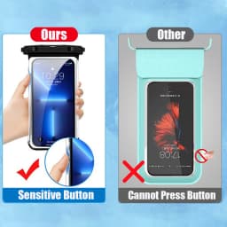 Voděodolné pouzdro na telefon, univerzální podvodní pouzdro, ochranné vaky pro všechny smartphony - náhled 3