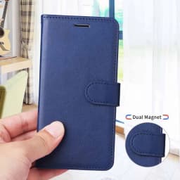 Magnetický flipový kožený kryt peněženky pro ochranu smartphonu Pouzdro na telefon ve stylu knihy - náhled 4