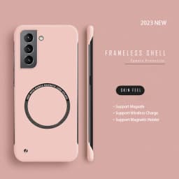 Magnetický kryt na telefon, ultra tenký matný kryt pro Samsung Galaxy S24 S23 S22 S21 S20 Note 20 - náhled 4