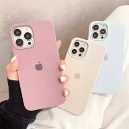 Silikonový kryt na telefon pro iPhone 16 15 14 13 12 Pro Max Plus s plnou ochranou a logem - náhled 3