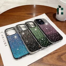 Luxusní ochranný kryt Diamond Bumper pro iPhone 16 15 14 13 12 11 Pro Max Plus - náhled 7
