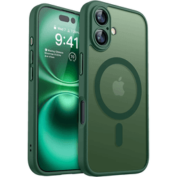 Magnetický nárazuvzdorný kryt pro iPhone s bezdrátovým nabíjením - průhledný matný pancéřový kryt pro iPhone 16 15 14 13 - náhled 2