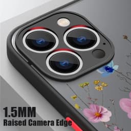 Magnetický květinový kryt na telefon pro iPhone 15 16 14 13 12 Pro Max kompatibilní s MagSafe bezdrátové nabíjení - náhled 4