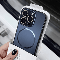 Magnetický kryt pro iPhone 16, 15, 14, 13 a 12, kompatibilní s MagSafe, s ochranou objektivu - náhled 3