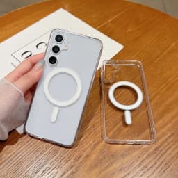 Magnetický kryt na telefon kompatibilní se Samsung Galaxy S25 S24 S23 S22 S21 A55 A54 - náhled 3