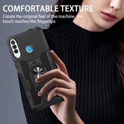 Nárazuvzdorný kryt na telefon Armor s kroužkovým stojánkem pro P30 Lite - odolný nárazníkový zadní kryt - náhled 4