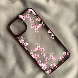 Růžový květ magnólie, průhledný nárazuvzdorný pevný kryt pro iPhone 15 14 13 12 11 XR XS Max - náhled 6