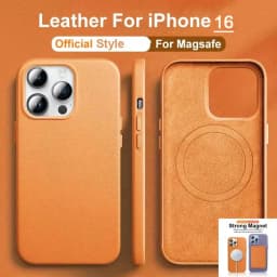 Kožené pouzdro MagSafe pro iPhone 16 15 14 13 12 Pro Max Plus magnetický kryt na telefon - náhled 2