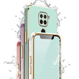 Luxusní čtvercový pokovený kryt na telefon pro Redmi Note 9 s nárazuvzdorným ochranným zadním krytem - náhled 5