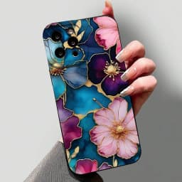 Měkký kryt z TPU s motivem květinového motivu pro Redmi Note 14 13 12 Pro Plus 11 10 14C 13C 12C - náhled 4