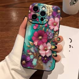 Měkký kryt z TPU s motivem květinového motivu pro Redmi Note 14 13 12 Pro Plus 11 10 14C 13C 12C - náhled 5