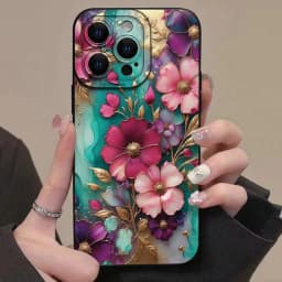 Měkký kryt z TPU s motivem květinového motivu pro Redmi Note 14 13 12 Pro Plus 11 10 14C 13C 12C - náhled 7
