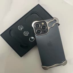 Luxusní hliníkový nárazníkový kryt na telefon s ochranou čočky pro iPhone 16 15 14 13 12 Pro Max kovový kryt - náhled 2