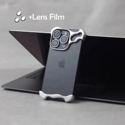 Luxusní hliníkový nárazníkový kryt na telefon s ochranou čočky pro iPhone 16 15 14 13 12 Pro Max kovový kryt - náhled 3
