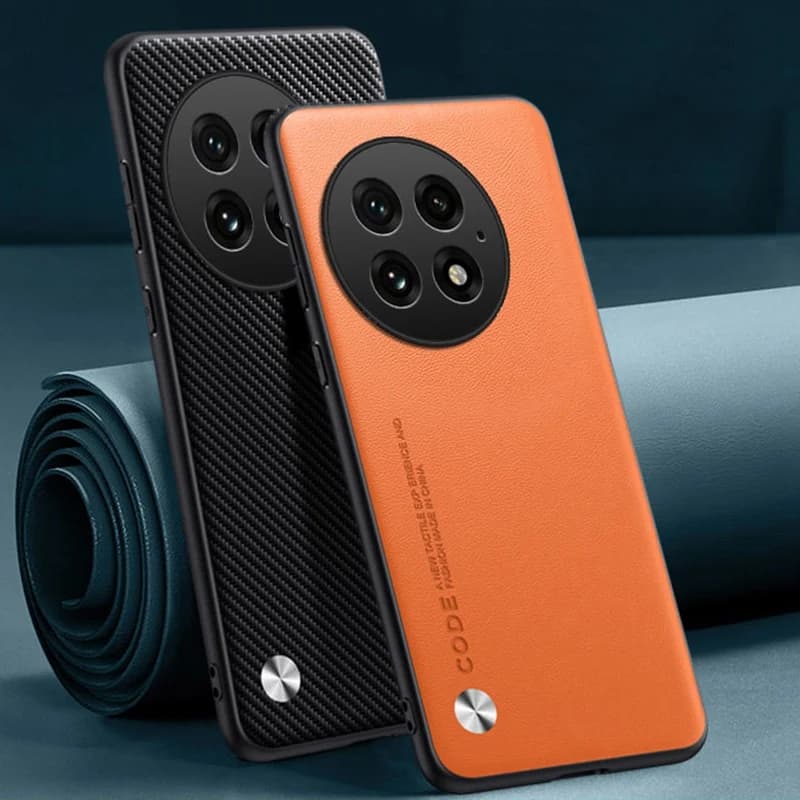 Pouzdro na OnePlus 13 5G z umělé kůže, matný silikon, nárazuvzdorný zadní kryt, ochrana telefonu