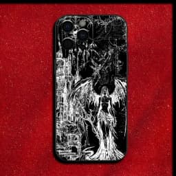 Silikonový kryt s motivem gothic cross pro iPhone 16 15 14 13 12 11 Pro Max Mini X XR 8 7 - náhled 3