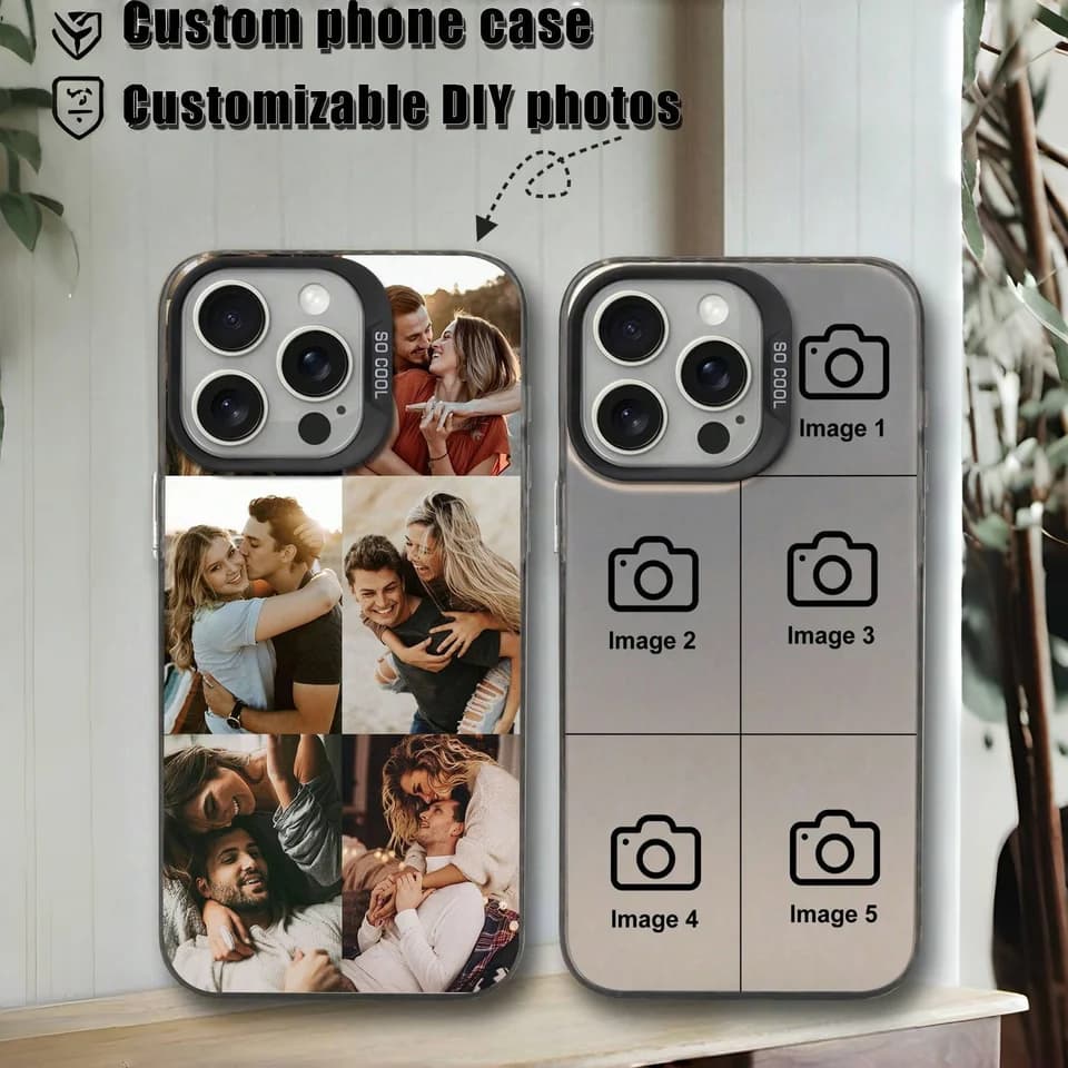 Vlastní foto kryt nárazuvzdorný kryt pro iPhone 16 15 14 13 12 11 Pro Max Mini SE XS XR 7 8 Plus