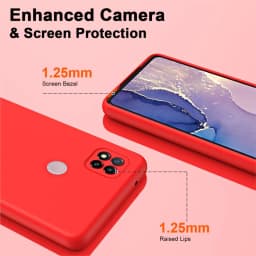 Měkký tekutý silikonový kryt na telefon s ochranou fotoaparátu pro Redmi 9C NFC - prémiový kryt - náhled 5