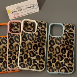 Silikonový kryt s leopardím potiskem pro iPhone 17 16 Pro Max 15 14 Plus 13 12 11 XR XS - náhled 7