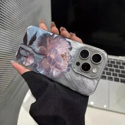 Pouzdro na telefon Růžová pivoňka lotosový květ pro Samsung Galaxy A15 A35 A55 A14 A34 A54 A32 A52 S25 S24 S23 - náhled 6