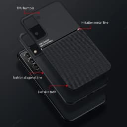 Magnetické kožené pouzdro do auta pro Samsung Galaxy A53 A52 A54 A33 S23 S22 S24 Ultra - náhled 5