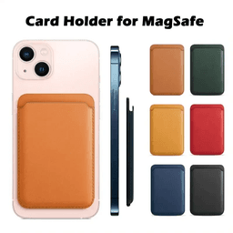 Magnetická kožená peněženka, stojánek na telefon a držák karet pro iPhone 15 14 13 Pro Max kompatibilní s MagSafe - náhled 7